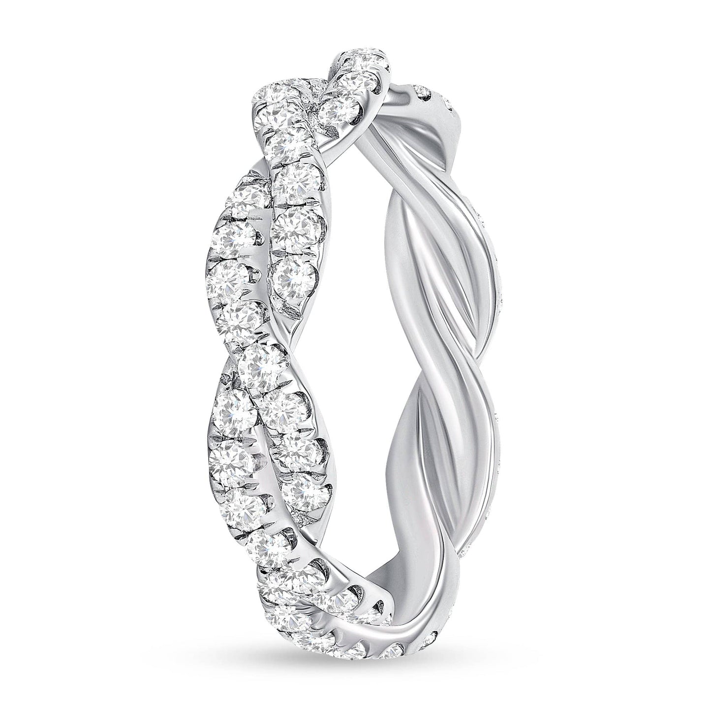 Infinity Diamond Eternity Band - Happy Jewelers Fine Jewelry Lifetime Warranty