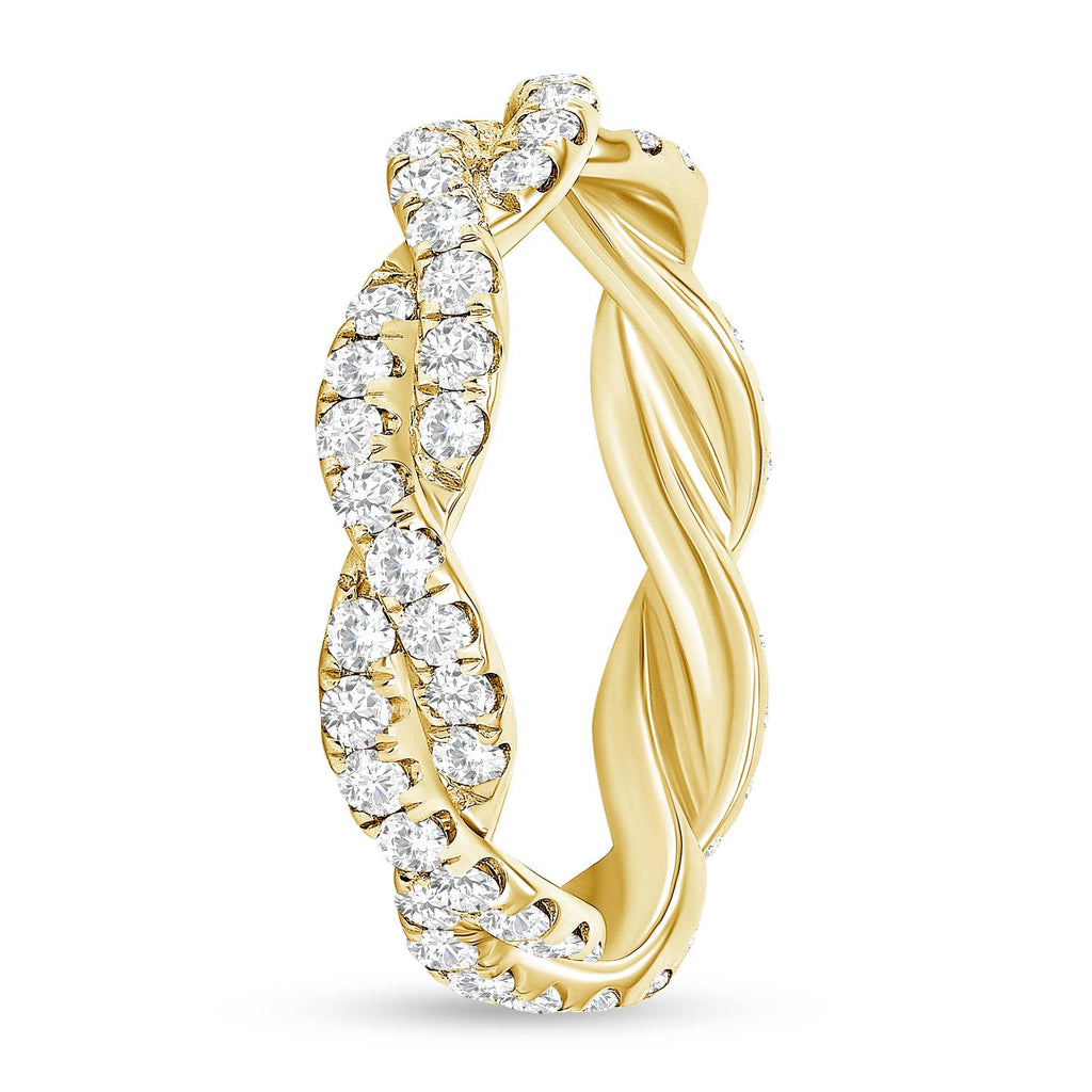 Infinity Diamond Eternity Band - Happy Jewelers Fine Jewelry Lifetime Warranty