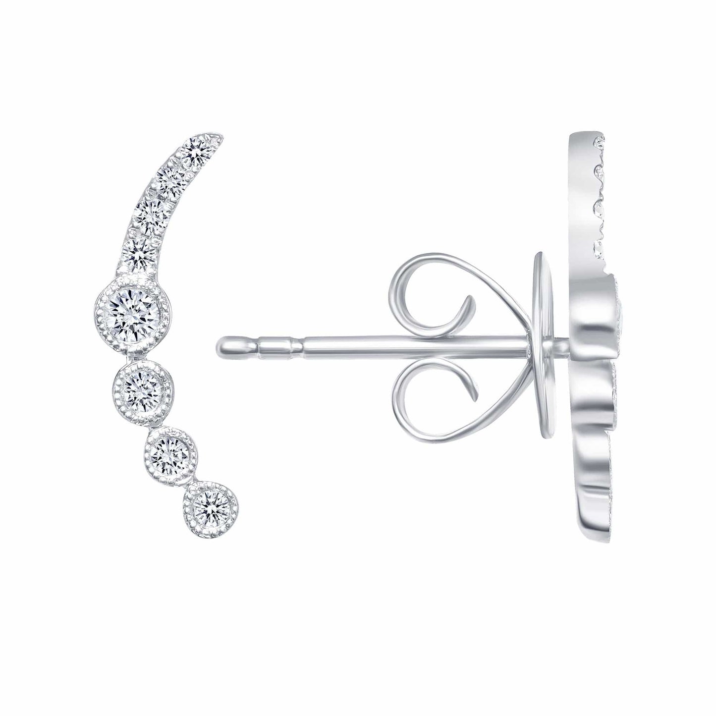 Load image into Gallery viewer, The  Diamond Ear Climb - Happy Jewelers Fine Jewelry Lifetime Warranty
