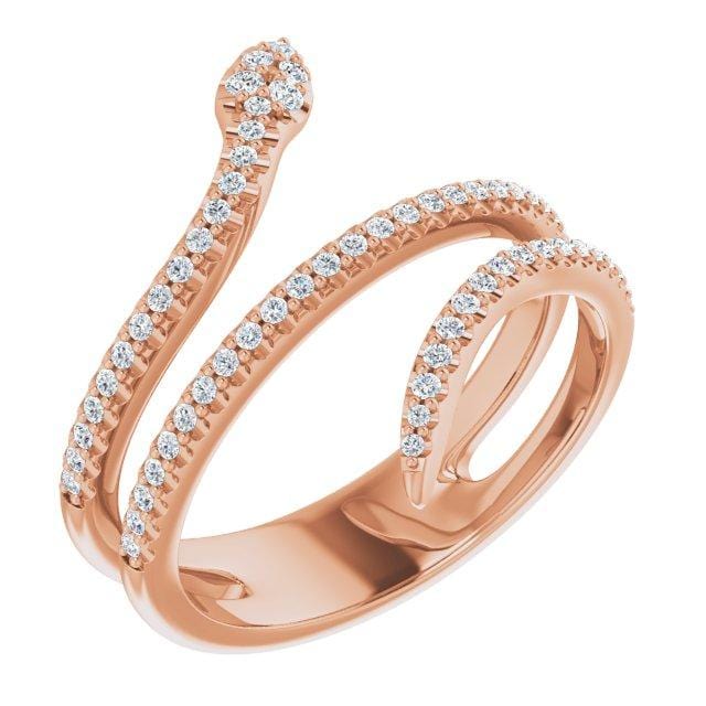 Load image into Gallery viewer, Diamond Snake Ring - Happy Jewelers Fine Jewelry Lifetime Warranty
