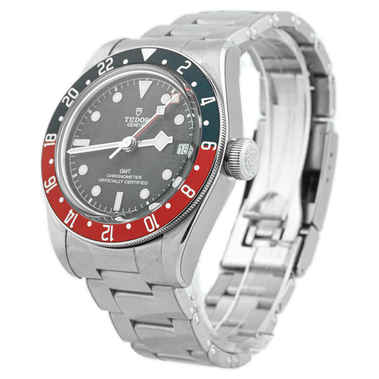 Load image into Gallery viewer, Tudor Men&amp;#39;s Black Bay GMT Stainless Steel 41mm Black Dot Dial Watch Reference #: 79830RB - Happy Jewelers Fine Jewelry Lifetime Warranty
