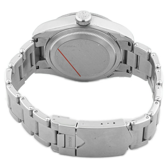 Tudor Men's Black Bay GMT Stainless Steel 41mm Black Dot Dial Watch Reference #: 79830RB - Happy Jewelers Fine Jewelry Lifetime Warranty