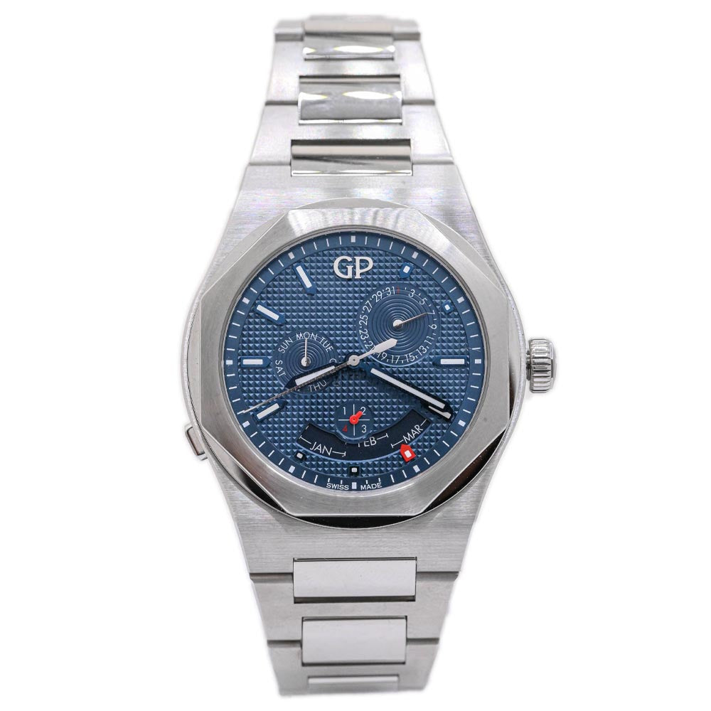 Girard Perregaux Men s LAUREATO PERPETUAL CALENDAR Stainless Steel