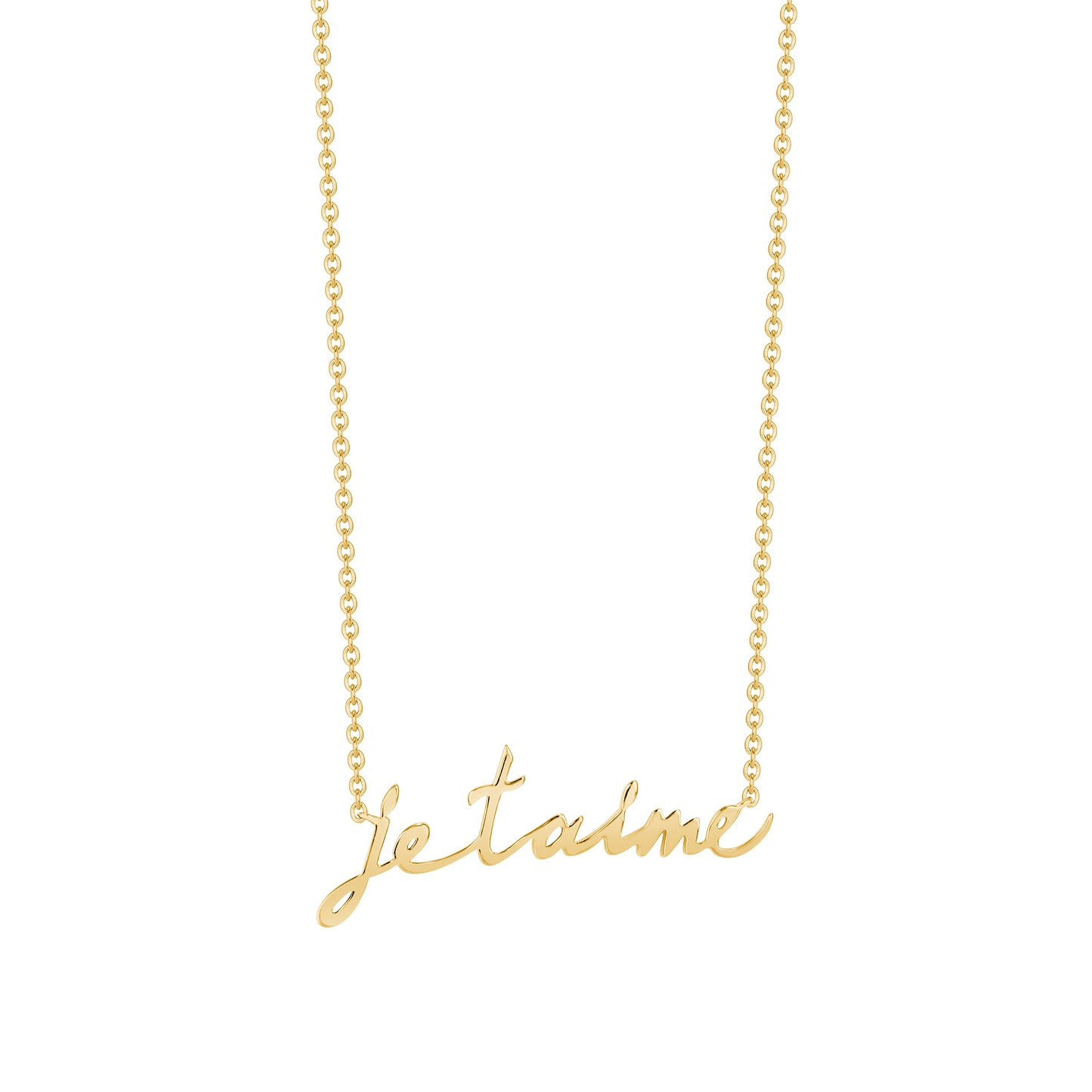 Load image into Gallery viewer, The &amp;#39;Je t&amp;#39;aime&amp;#39; Necklace - Happy Jewelers Fine Jewelry Lifetime Warranty
