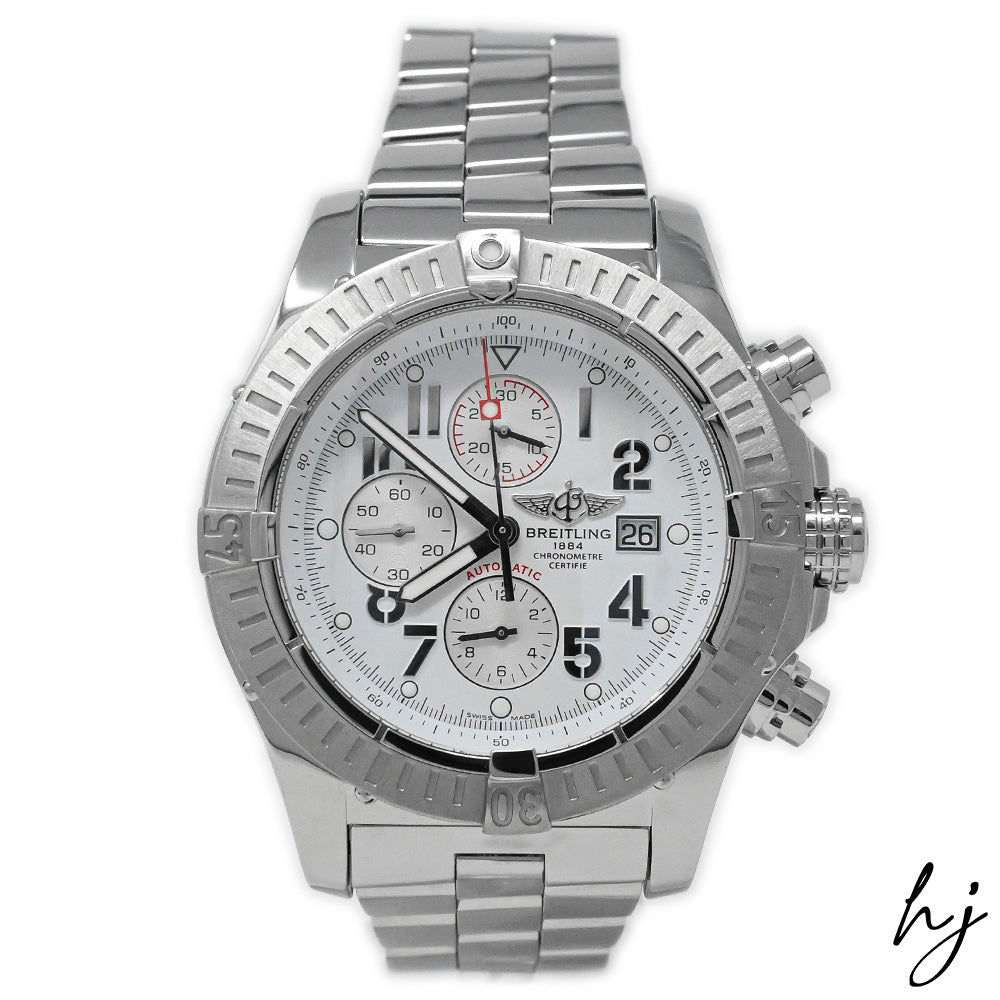 Breitling super 2025 avenger white