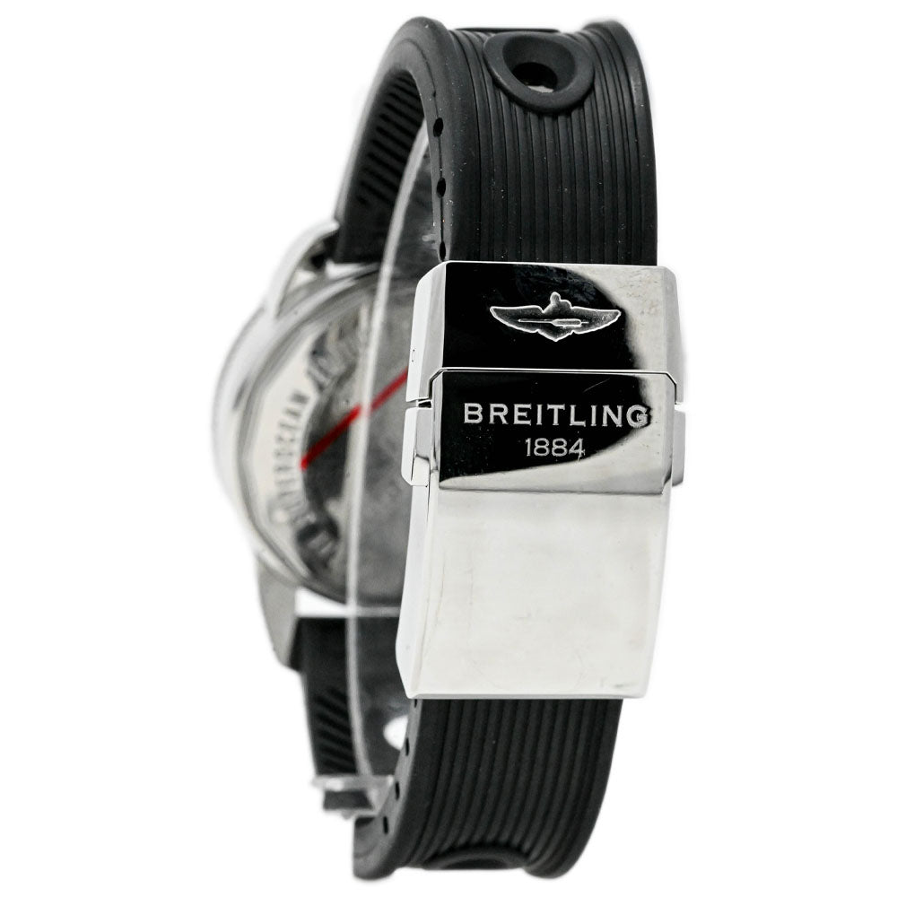 Breitling Unisex Superocean Heritage Stainless Steel 38mm Black Stick Dial Watch Reference #: A37320 - Happy Jewelers Fine Jewelry Lifetime Warranty