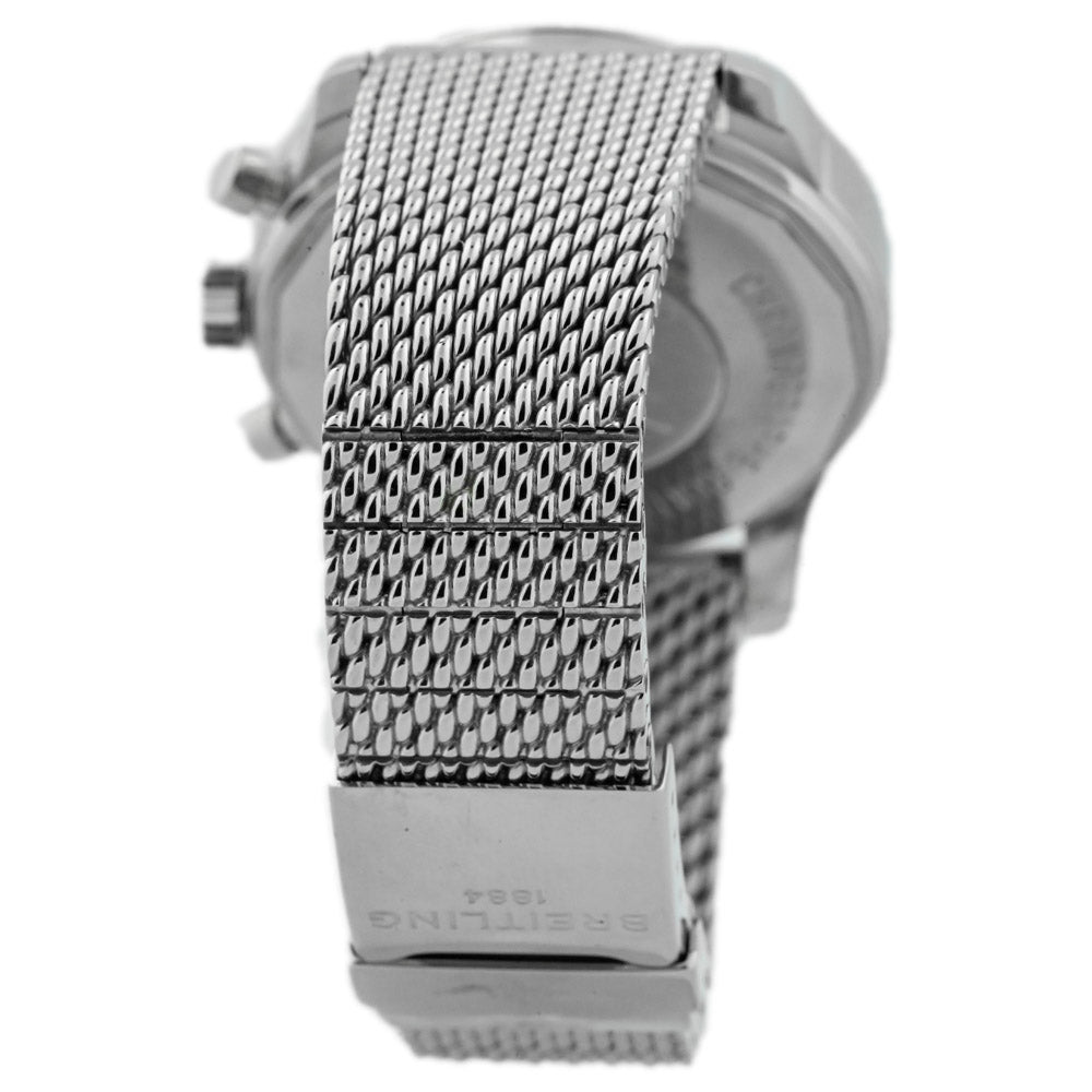 Breitling Men's Transocean Stainless Steel 46mm Black Globe Design Stick Dial Watch Reference #: AB0510U4/BB62-152A - Happy Jewelers Fine Jewelry Lifetime Warranty