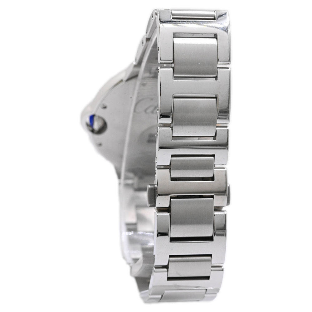 Cartier Men's Ballon Bleu Stainless Steel 40mm Blue Roman Dial Watch Ref# WSBB0061 - Happy Jewelers Fine Jewelry Lifetime Warranty