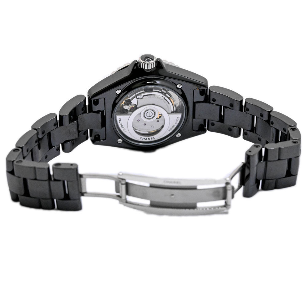 Load image into Gallery viewer, Chanel Men&amp;#39;s J12 Black Ceramic 41mm Black Dial Watch Ref: #H5697 - Happy Jewelers Fine Jewelry Lifetime Warranty
