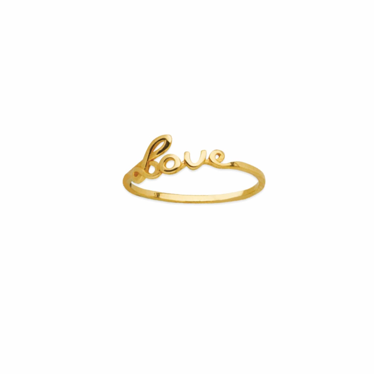 Load image into Gallery viewer, Scripted Love Ring - Happy Jewelers Fine Jewelry Lifetime Warranty
