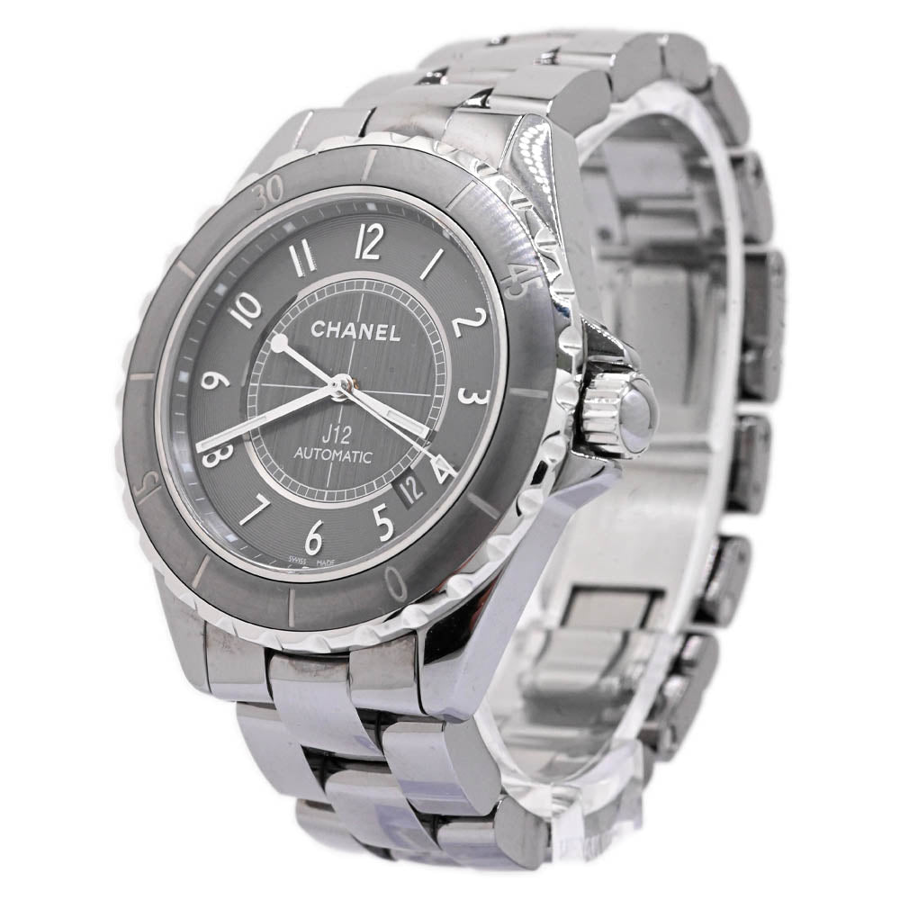 Chanel J12 41mm Titanium Ceramic Case, Grey Dial Watch Reference