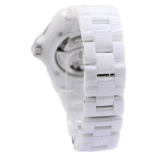 Chanel Unisex J12 White Ceramic 41mm White Dial Watch Ref# H6186 - Happy Jewelers Fine Jewelry Lifetime Warranty