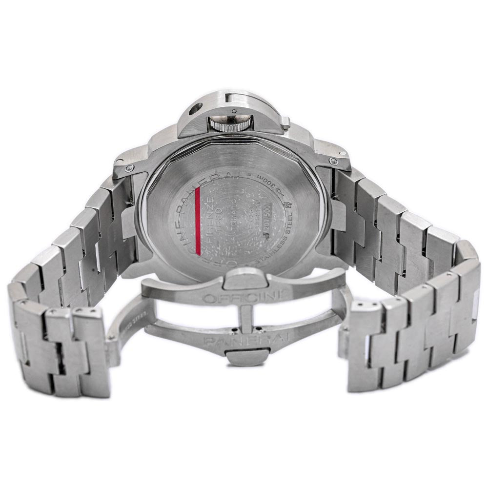 Panerai Men's Luminor GMT 44mm Black Dial Watch Ref #: PAM00297 - Happy Jewelers Fine Jewelry Lifetime Warranty