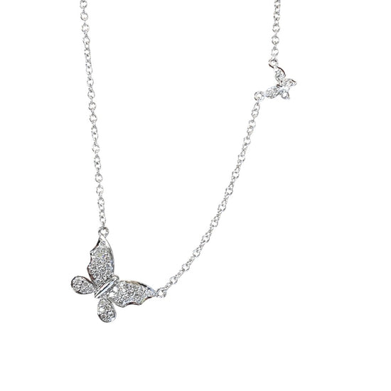Mom and Me Butterfly Necklace - Happy Jewelers Fine Jewelry Lifetime Warranty