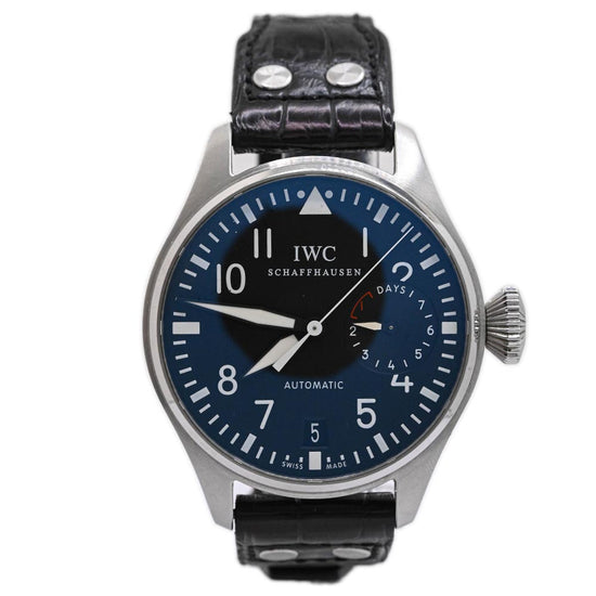 Load image into Gallery viewer, IWC Men&amp;#39;s Big Pilot Stainless Steel 46mm Black Dial Watch Reference #: IW500401 - Happy Jewelers Fine Jewelry Lifetime Warranty
