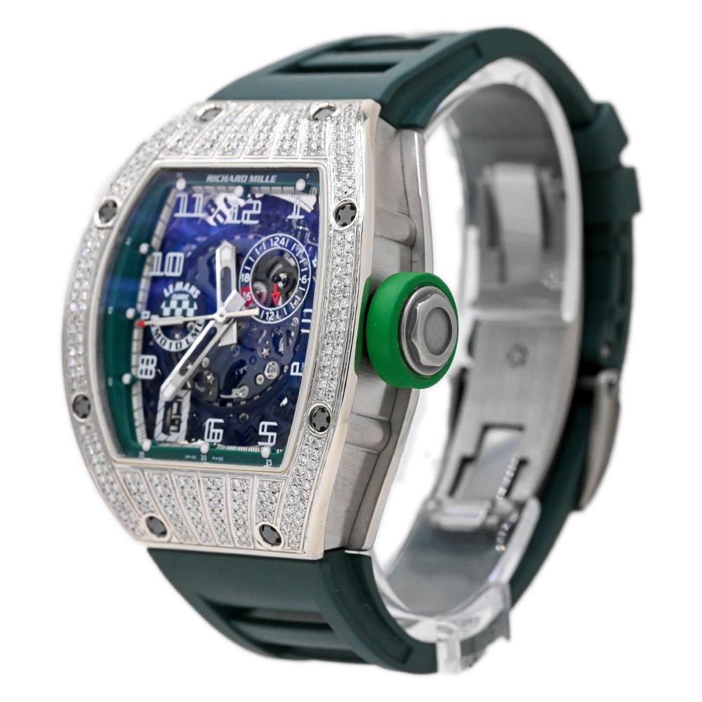 Richard Mille Men's Le Mans Classic White Gold 48mm x 39.3mm Skeleton Dial Watch Reference #: RM010 - Happy Jewelers Fine Jewelry Lifetime Warranty