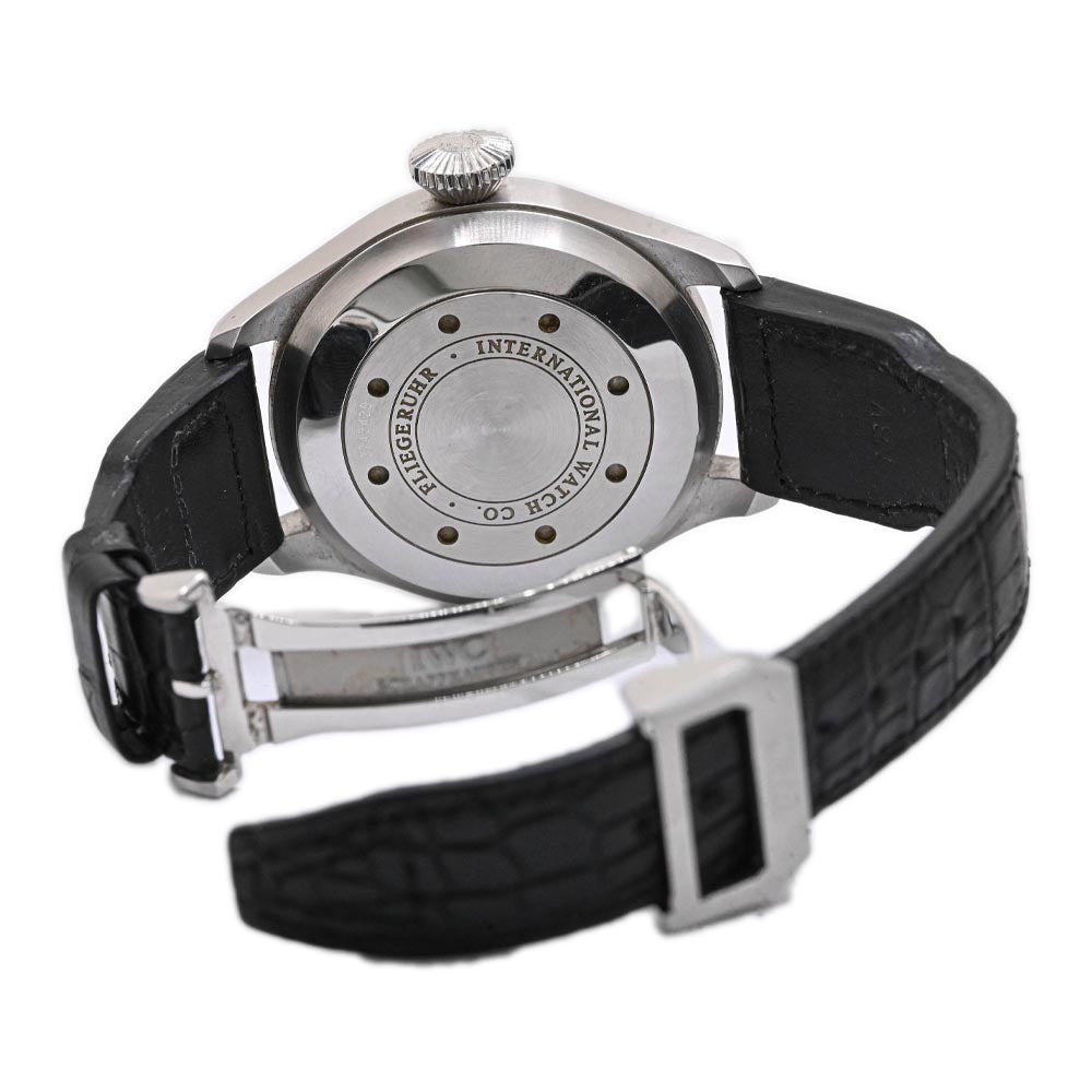 IWC Men's Big Pilot Stainless Steel 46mm Black Dial Watch Reference #: IW500401 - Happy Jewelers Fine Jewelry Lifetime Warranty