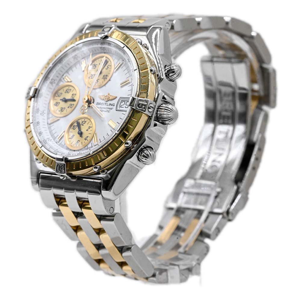 Breitling Mens Chronomat 40mm Two Tone Yellow gold Watch Reference: D13050.1 - Happy Jewelers Fine Jewelry Lifetime Warranty