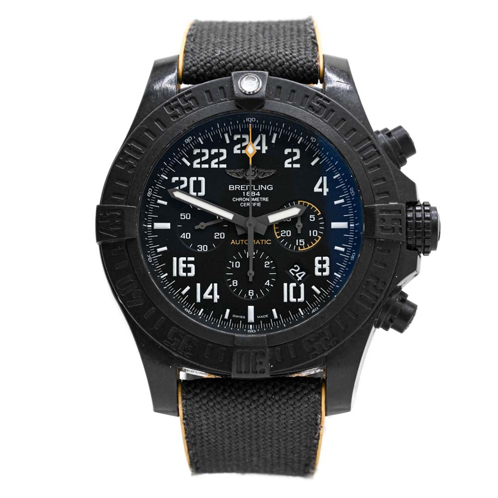 Load image into Gallery viewer, Breitling Mens Avenger Hurricane Breitling 40mm Black Chronograph Watch Ref #:  XB1210E41B1W1 - Happy Jewelers Fine Jewelry Lifetime Warranty
