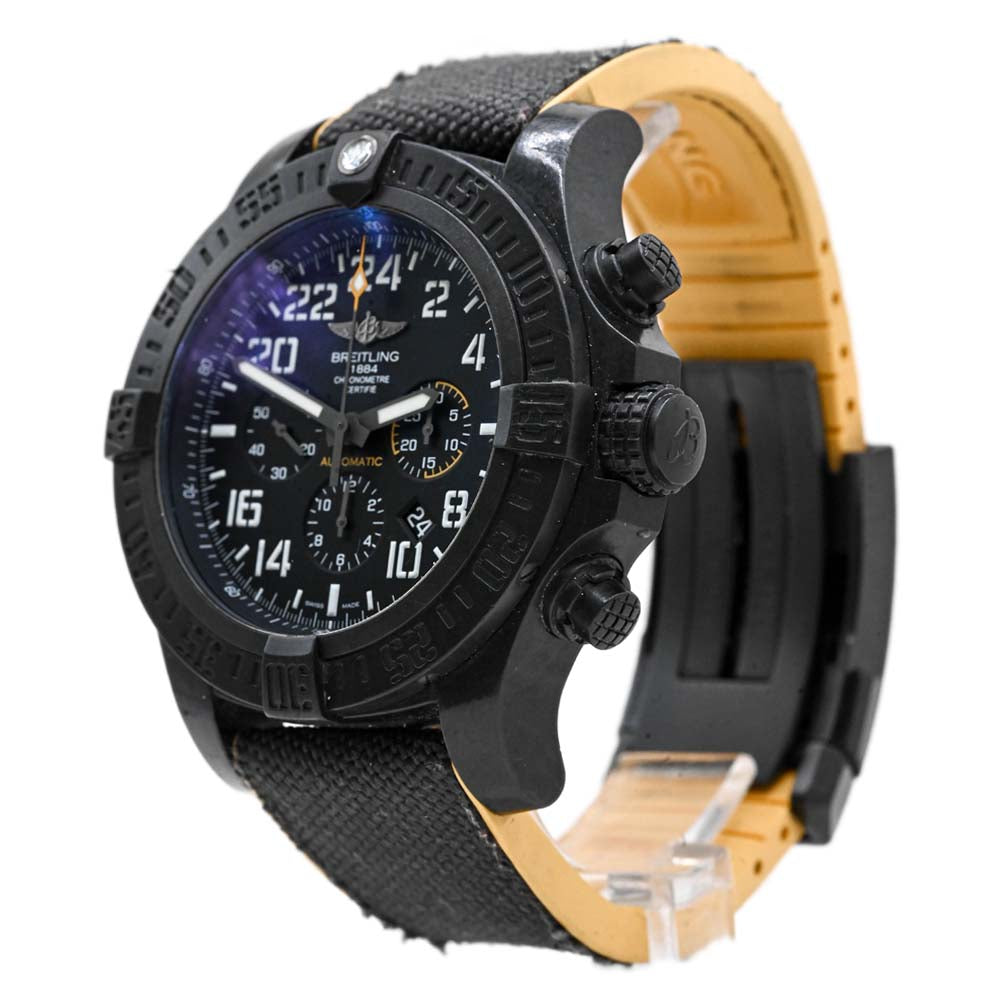 Breitling Mens Avenger Hurricane Breitling 40mm Black Chronograph Watch Ref #:  XB1210E41B1W1 - Happy Jewelers Fine Jewelry Lifetime Warranty