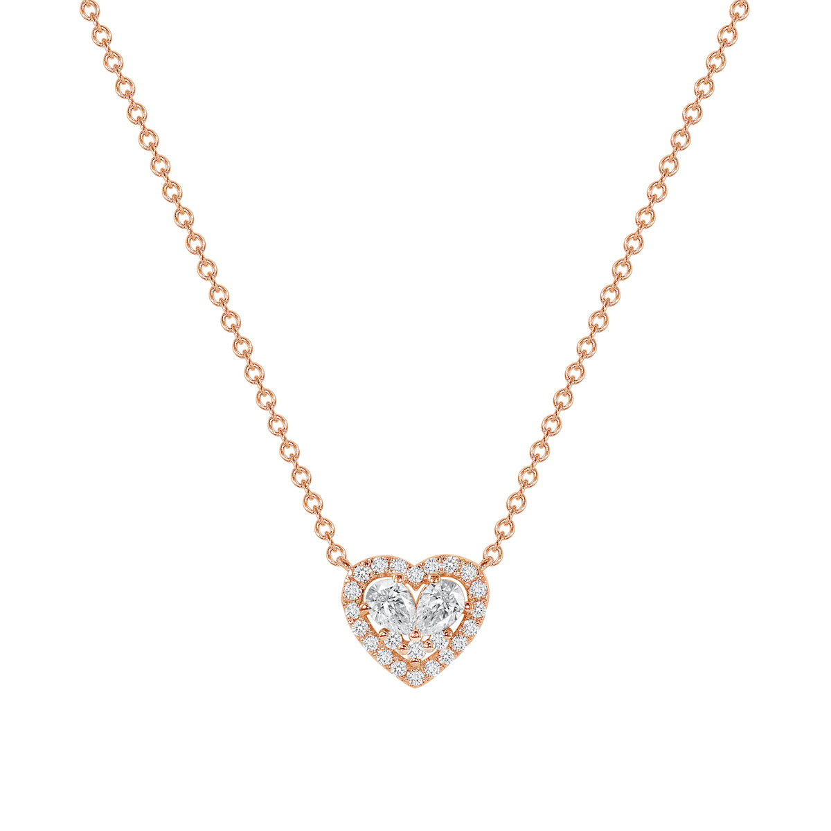 Load image into Gallery viewer, The Perfect Pear Heart Necklace - Happy Jewelers Fine Jewelry Lifetime Warranty
