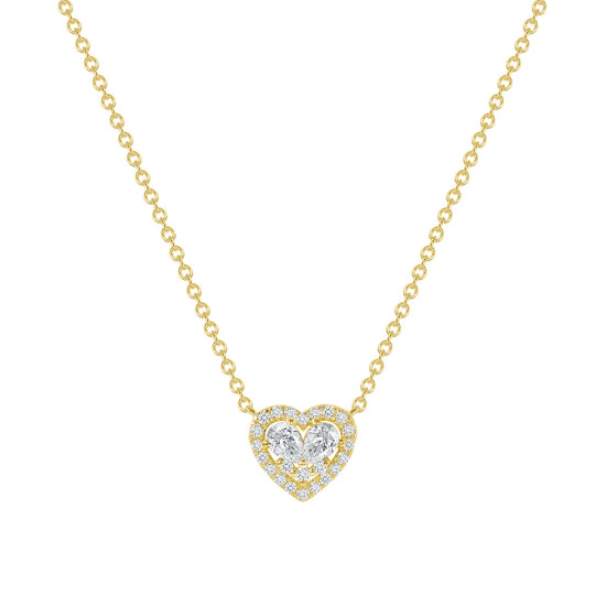 The Perfect Pear Heart Necklace - Happy Jewelers Fine Jewelry Lifetime Warranty