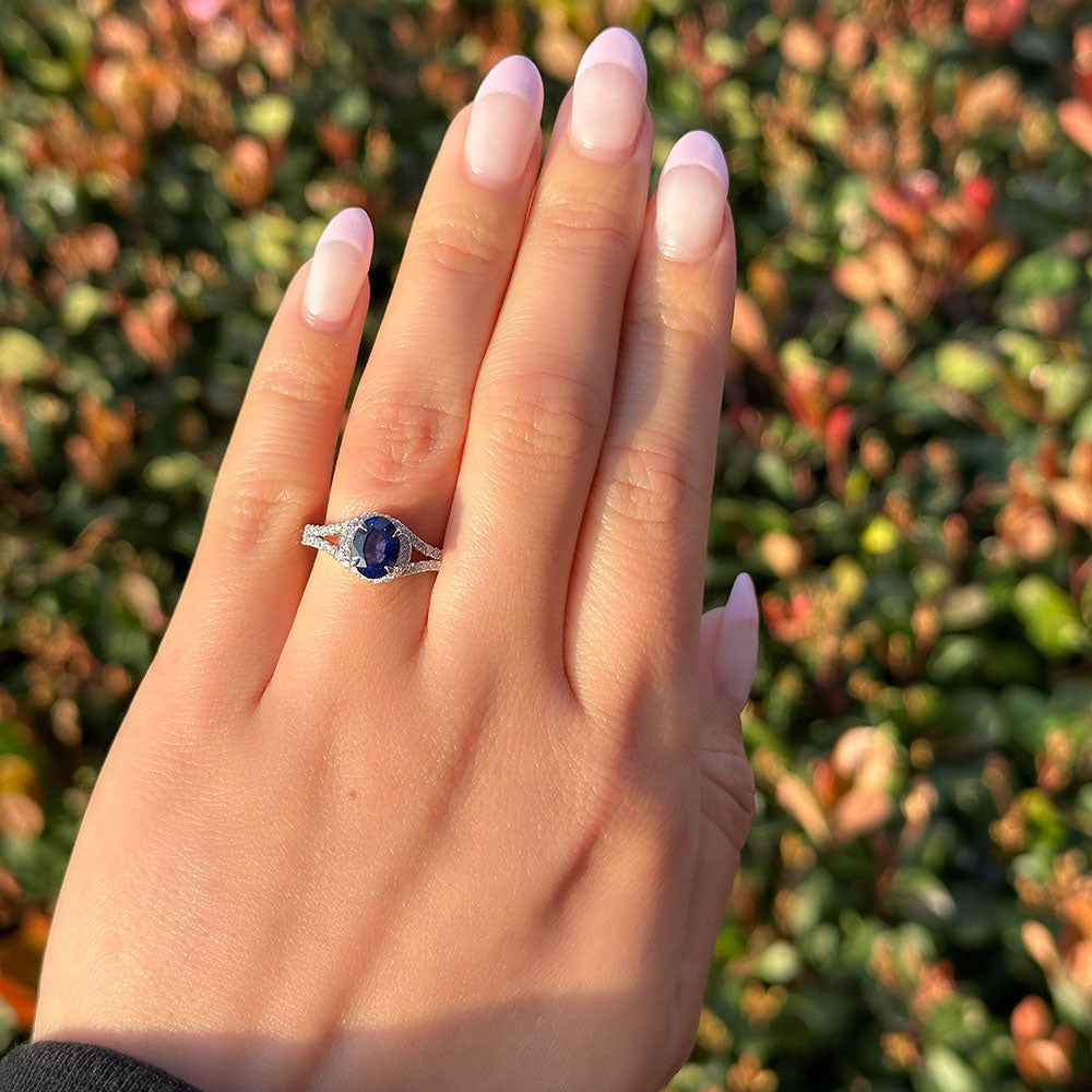1 Carat Blue Diamond Solitaire Ring 2024 | spraguelawfirm.com