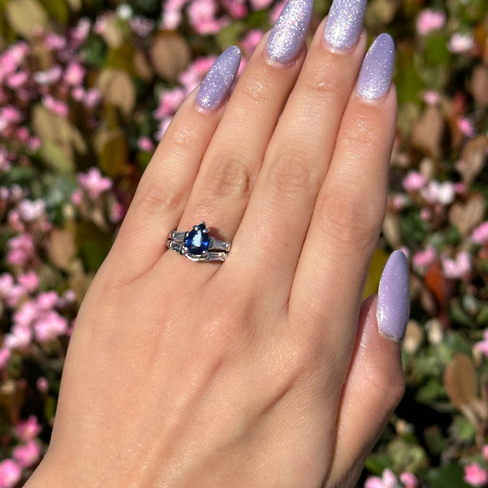 Pear Sapphire Ring - Happy Jewelers Fine Jewelry Lifetime Warranty