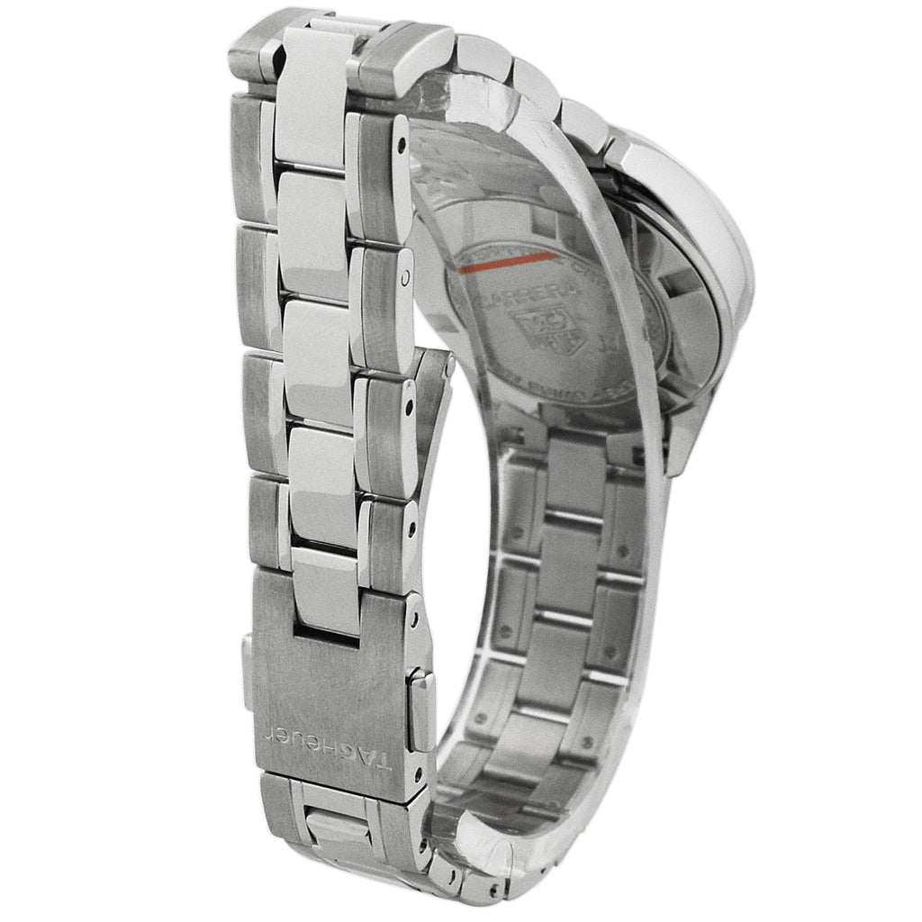 Tag Heuer Lady's Carrera Quartz Stainless Steel 27mm White MOP Diamond Dial Watch Reference #: WV1411.BA0793 - Happy Jewelers Fine Jewelry Lifetime Warranty