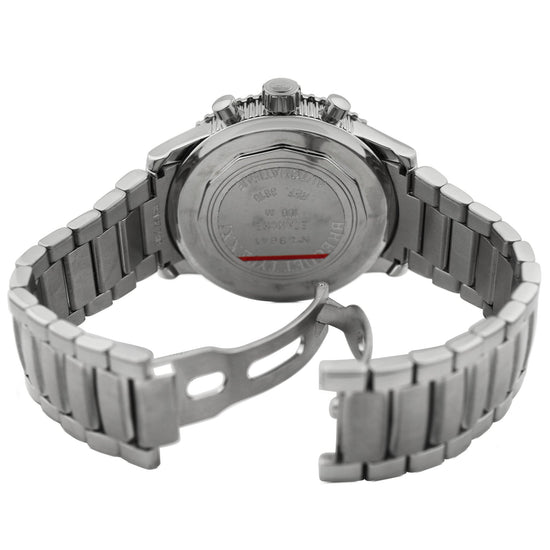 Breguet Mens Type XXI Flyback Chronograph Stainless Steel 42mm Ruthenium Arabic Dial Watch - Happy Jewelers Fine Jewelry Lifetime Warranty