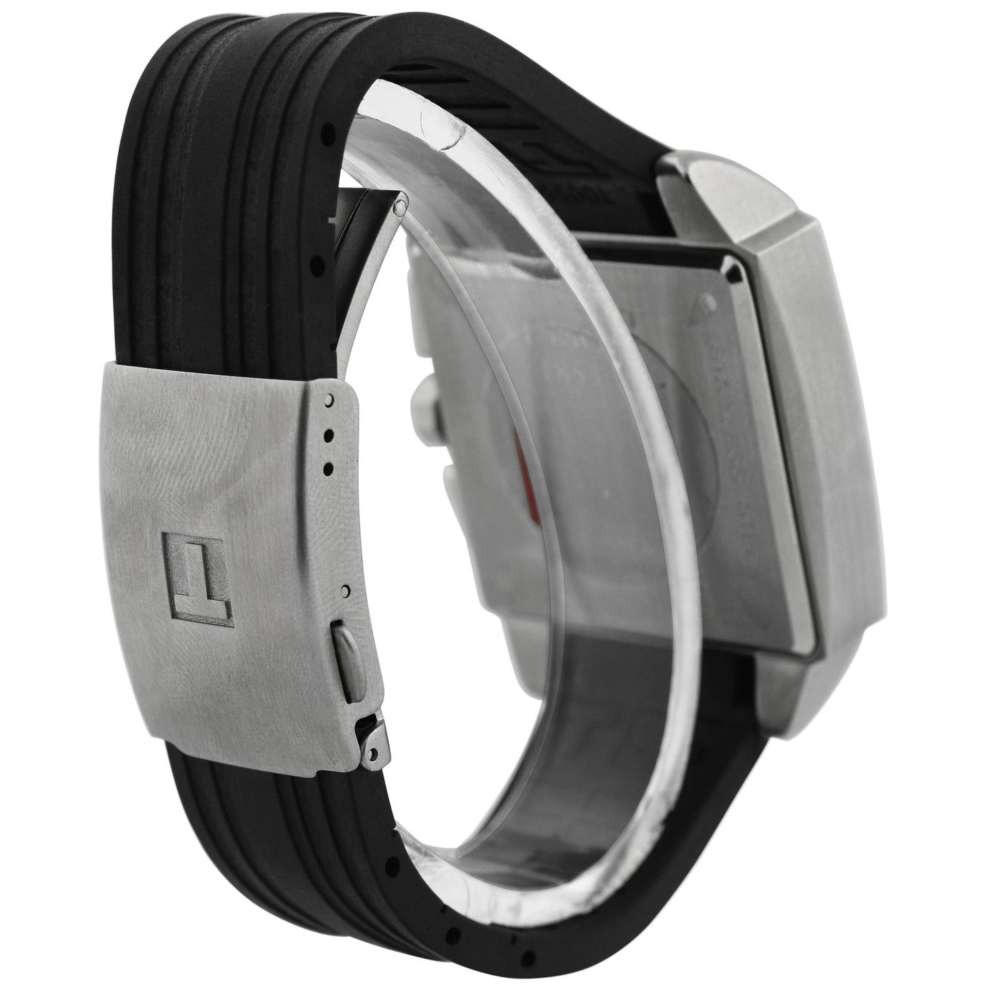 Tissot Men's T-Trend Quadrato Stainless Steel 40mmx36mm Black Stick & Arabic Dial Watch Reference #: T005.517A - Happy Jewelers Fine Jewelry Lifetime Warranty