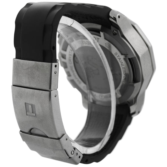Tissot Men's Sea-Touch Stainless Steel 44mm Black Digital Dial Watch Reference #: T026.420.17.281.00 - Happy Jewelers Fine Jewelry Lifetime Warranty