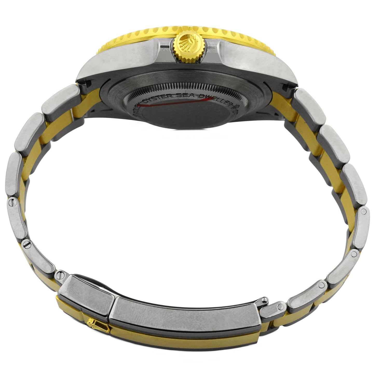 Rolex Men's Sea-Dweller 18K Yellow Gold & Steel 43mm Black Dot Dial Watch Reference #: 126603 - Happy Jewelers Fine Jewelry Lifetime Warranty