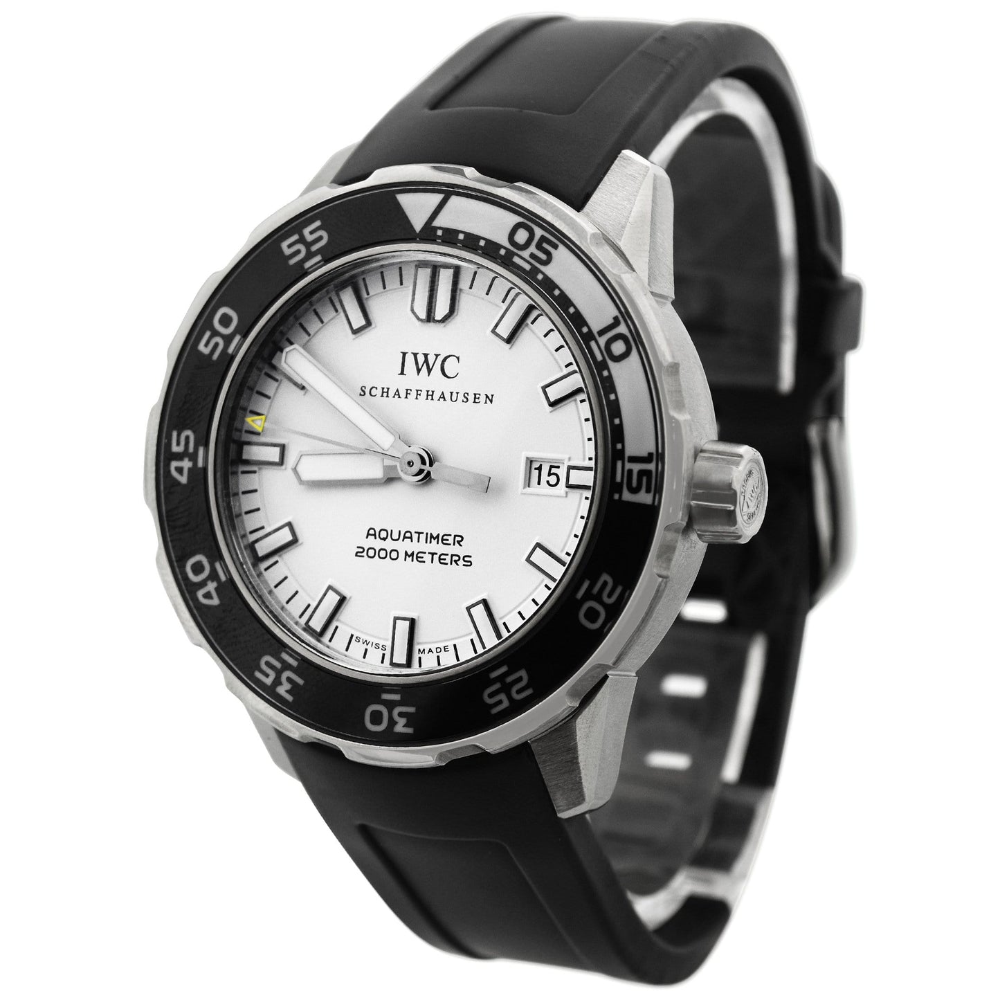 Load image into Gallery viewer, IWC Mens Aquatimer Stainless Steel 44mm White Stick Dial Watch Reference #: IW356806 - Happy Jewelers Fine Jewelry Lifetime Warranty
