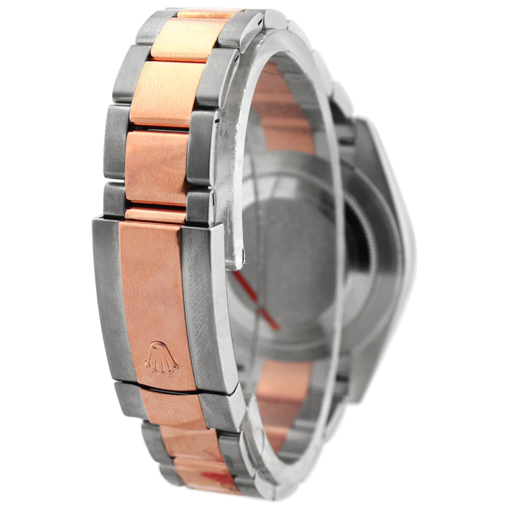 Rolex Unisex Datejust 18K Rose Gold & Steel 41mm Chocolate Diamond Dial Watch Reference #: 126331 - Happy Jewelers Fine Jewelry Lifetime Warranty