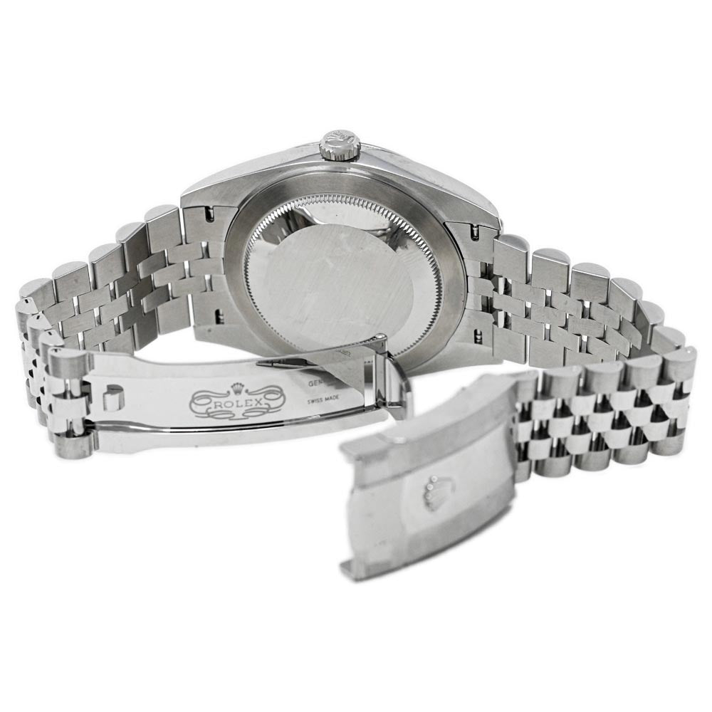 Rolex Men's Datejust 41 Stainless Steel 41mm Wimbledon Dial Watch Reference #: 126300 - Happy Jewelers Fine Jewelry Lifetime Warranty