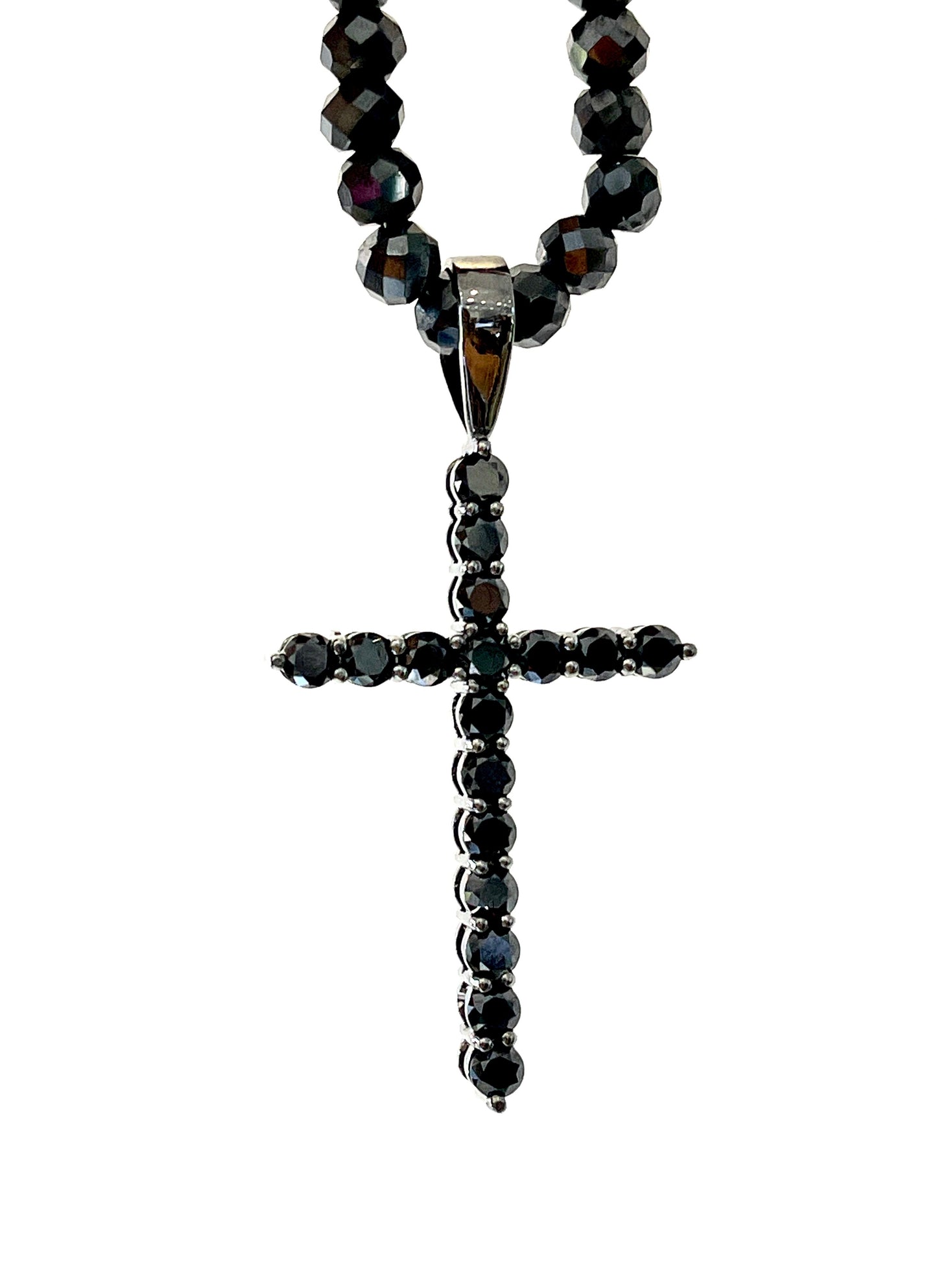 Men's Black Diamond Cut Moissanite Chain/Necklace – Happy Jewelers