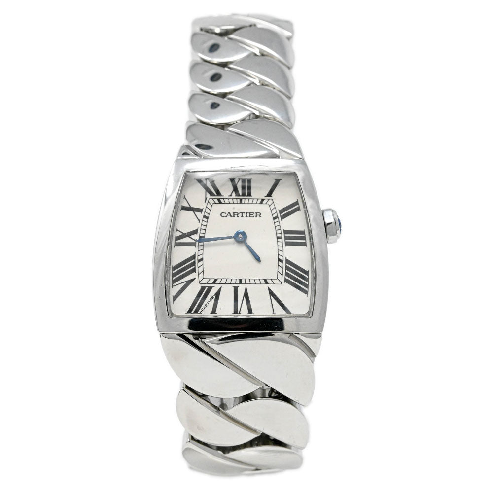 Cartier Ladies La Dona Stainless Steel 29x27mm White Roman Dial Watch Ref #: W660022I - Happy Jewelers Fine Jewelry Lifetime Warranty