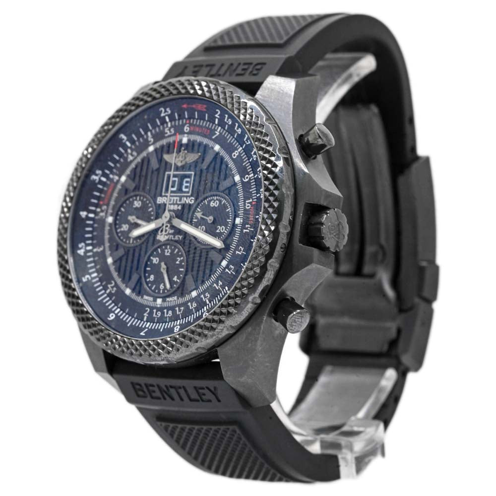 Load image into Gallery viewer, Breitling Men&amp;#39;s Bentley Midnight Carbon 48mm Black Chronograph Dial Watch Reference  #: M44364 - Happy Jewelers Fine Jewelry Lifetime Warranty

