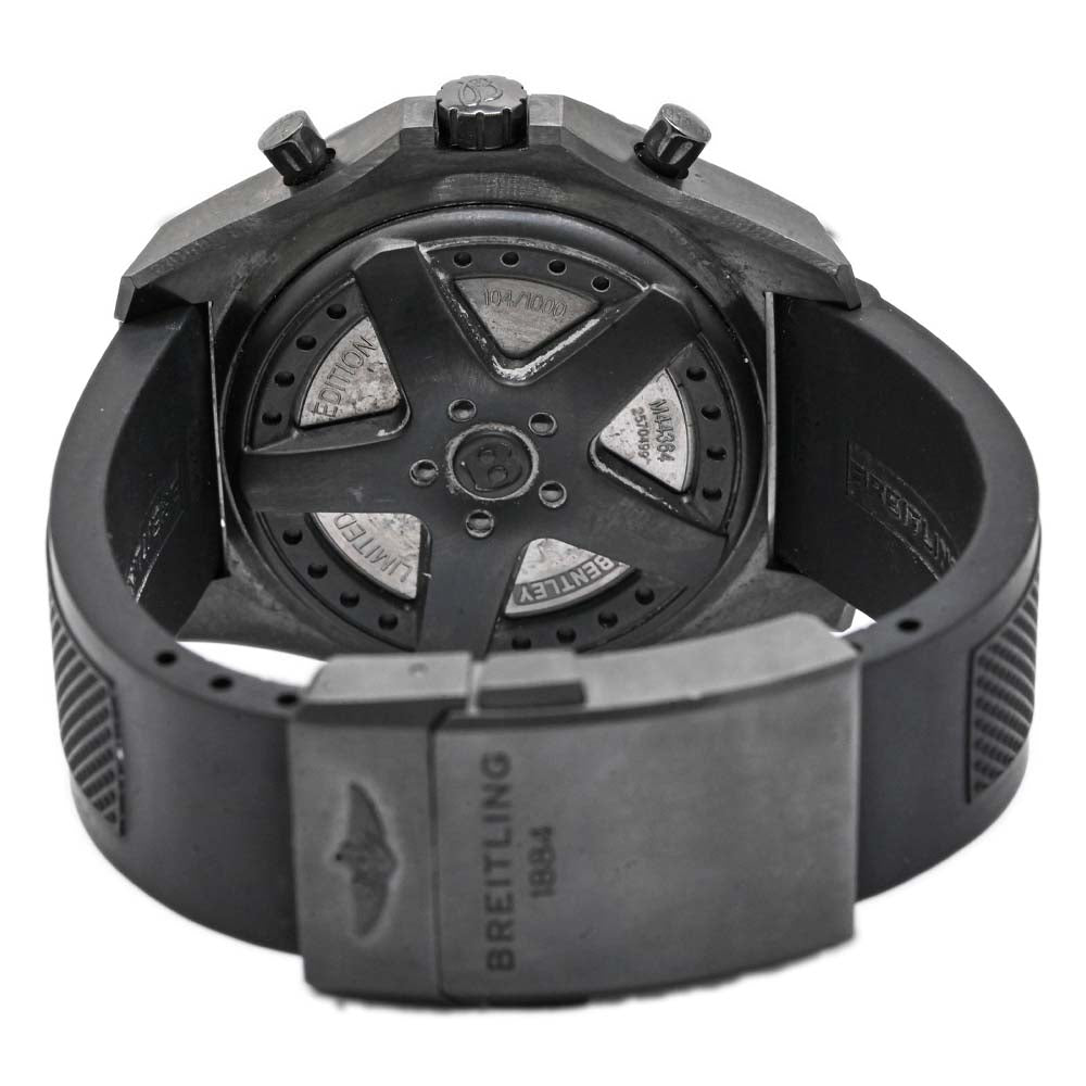 Breitling Men's Bentley Midnight Carbon 48mm Black Chronograph Dial Watch Reference  #: M44364 - Happy Jewelers Fine Jewelry Lifetime Warranty