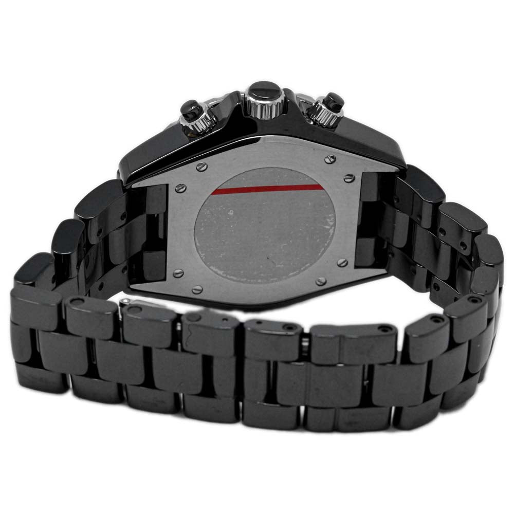 Chanel Unisex J12 Automatic Chronograph Black Ceramic 41mm Black Arabic Dial Watch Reference #: H0940 - Happy Jewelers Fine Jewelry Lifetime Warranty