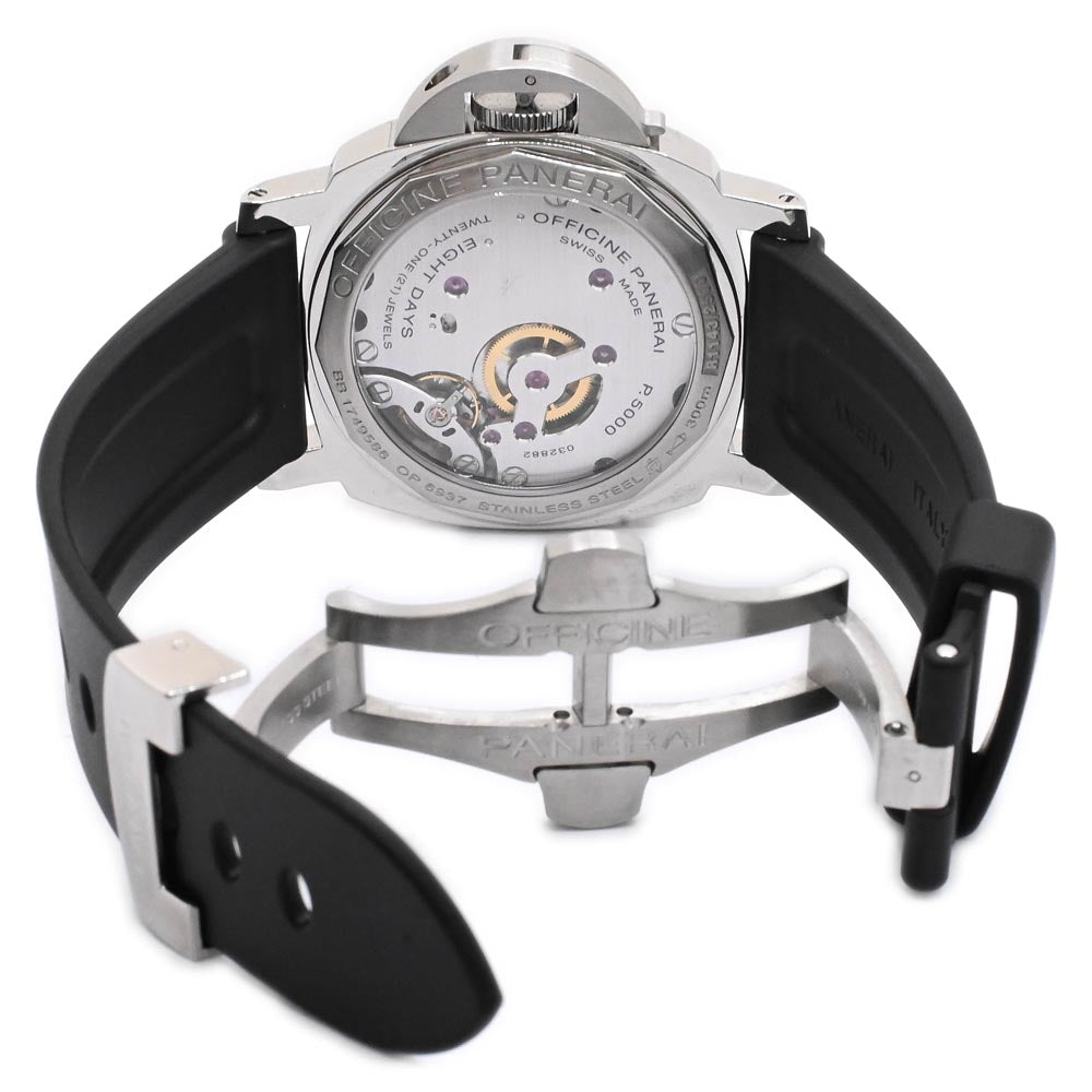 Panerai Men's Luminor Marina 44mm Black Dial Watch Ref# PAM00510 - Happy Jewelers Fine Jewelry Lifetime Warranty