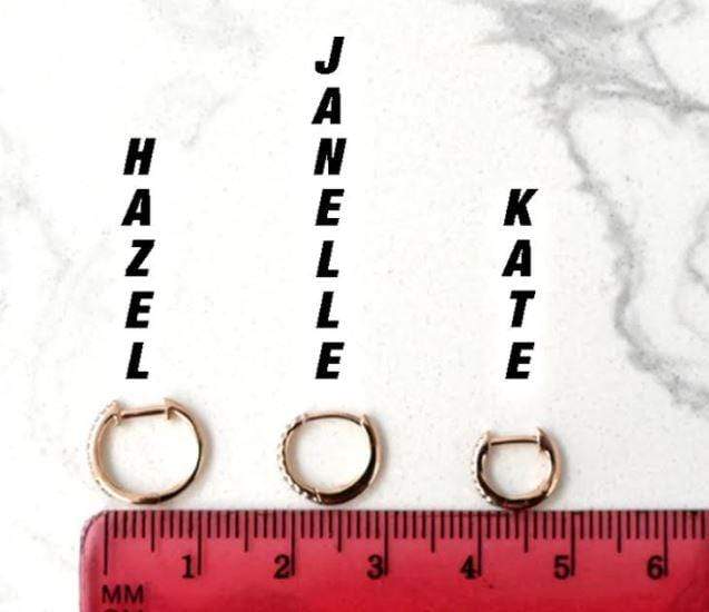 Load image into Gallery viewer, The Janelle Huggies - Happy Jewelers Fine Jewelry Lifetime Warranty
