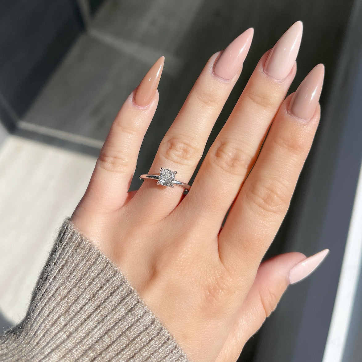 1.01 Cushion Cut Diamond | D color SI1 clarity | Engagement Ring Wednesday - Happy Jewelers Fine Jewelry Lifetime Warranty