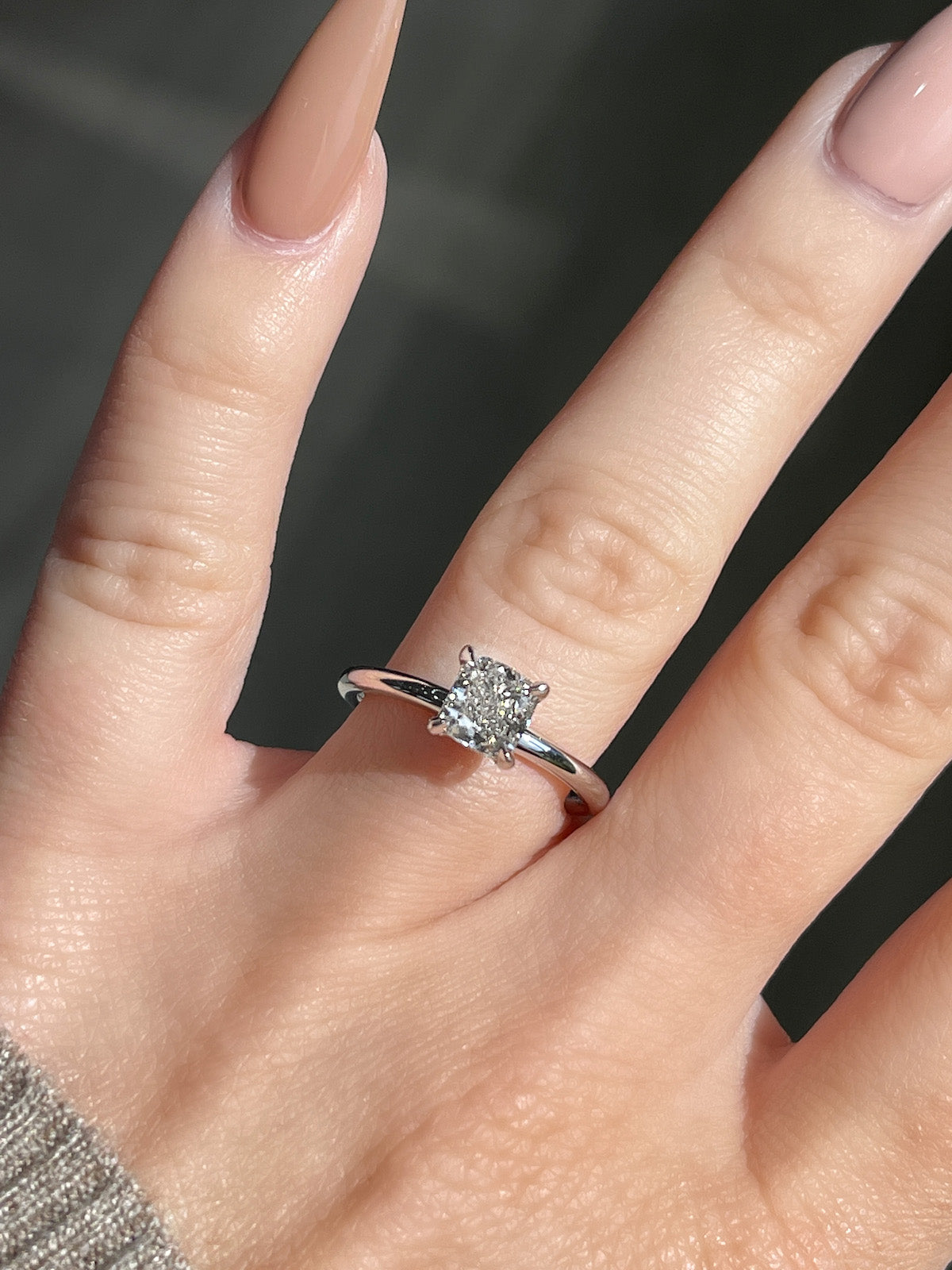 One carat cushion cut diamond Clearance
