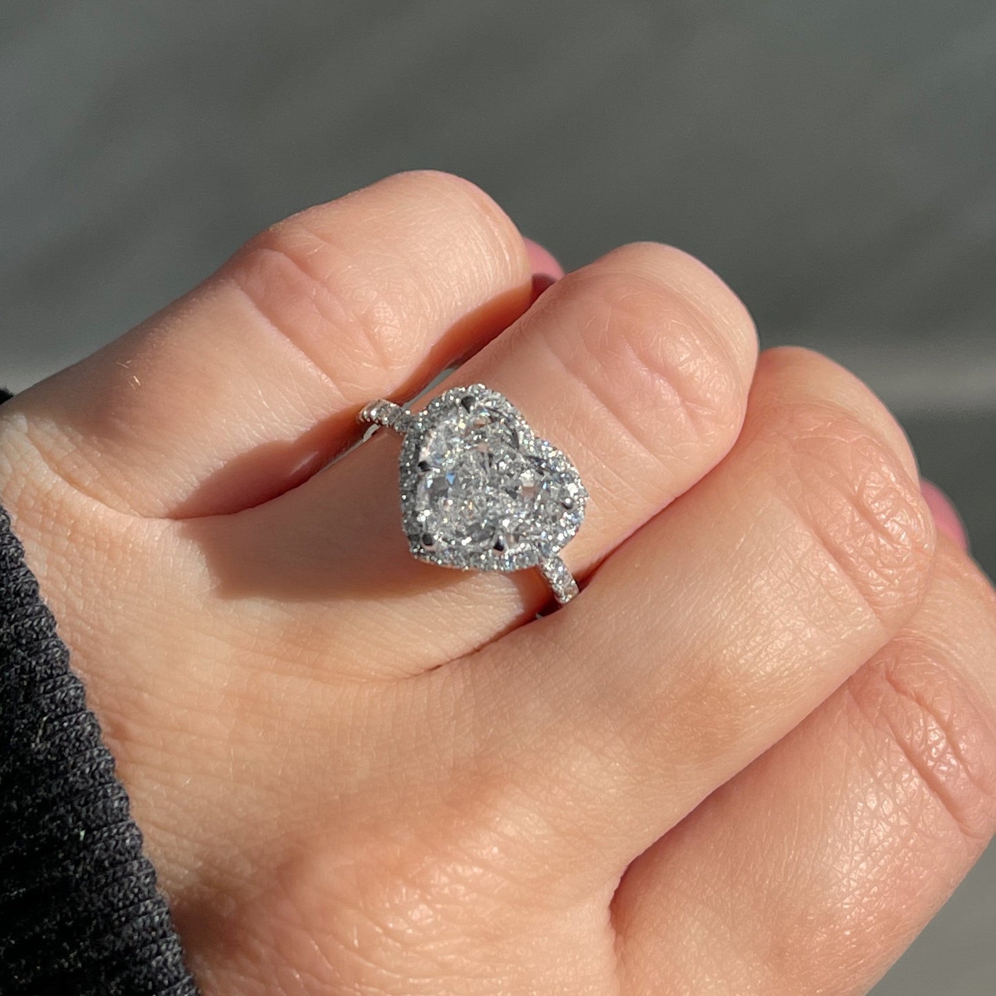 2.31 Heart Shape Engagement Ring - Happy Jewelers Fine Jewelry Lifetime Warranty