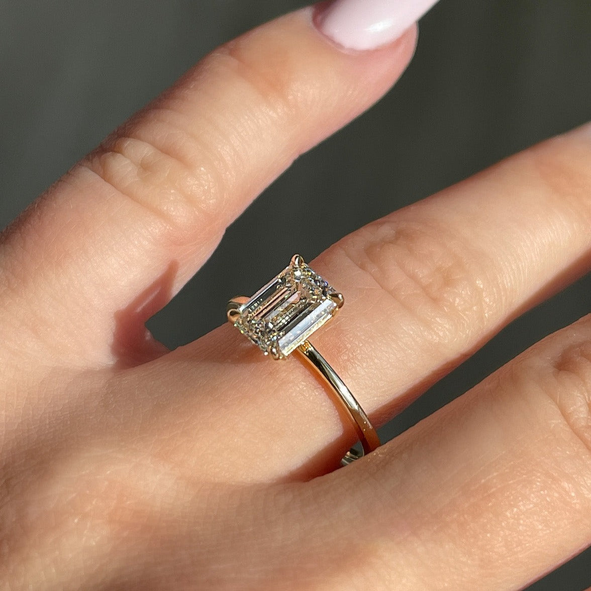1.80 Emerald Cut Diamond | H color VVS1 clarity | Engagement Ring Wednesday - Happy Jewelers Fine Jewelry Lifetime Warranty