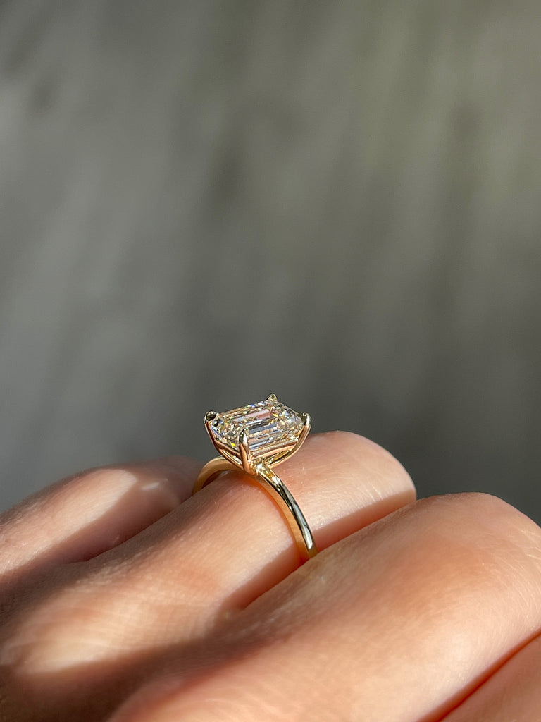 1.80 Emerald Cut Diamond | H color VVS1 clarity | Engagement Ring Wednesday - Happy Jewelers Fine Jewelry Lifetime Warranty
