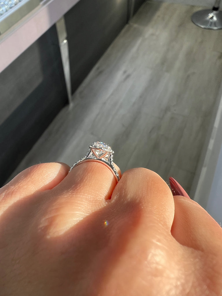 1.75 Carat Diamond Ring on Hand  Happy Jewelers – Happy Jewelers