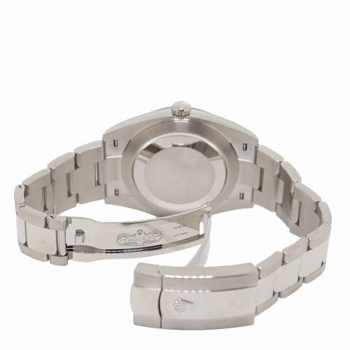 NEW Rolex Men's Datejust 41 Stainless Steel White Stick Dial Watch Reference #126300 - Happy Jewelers Fine Jewelry Lifetime Warranty